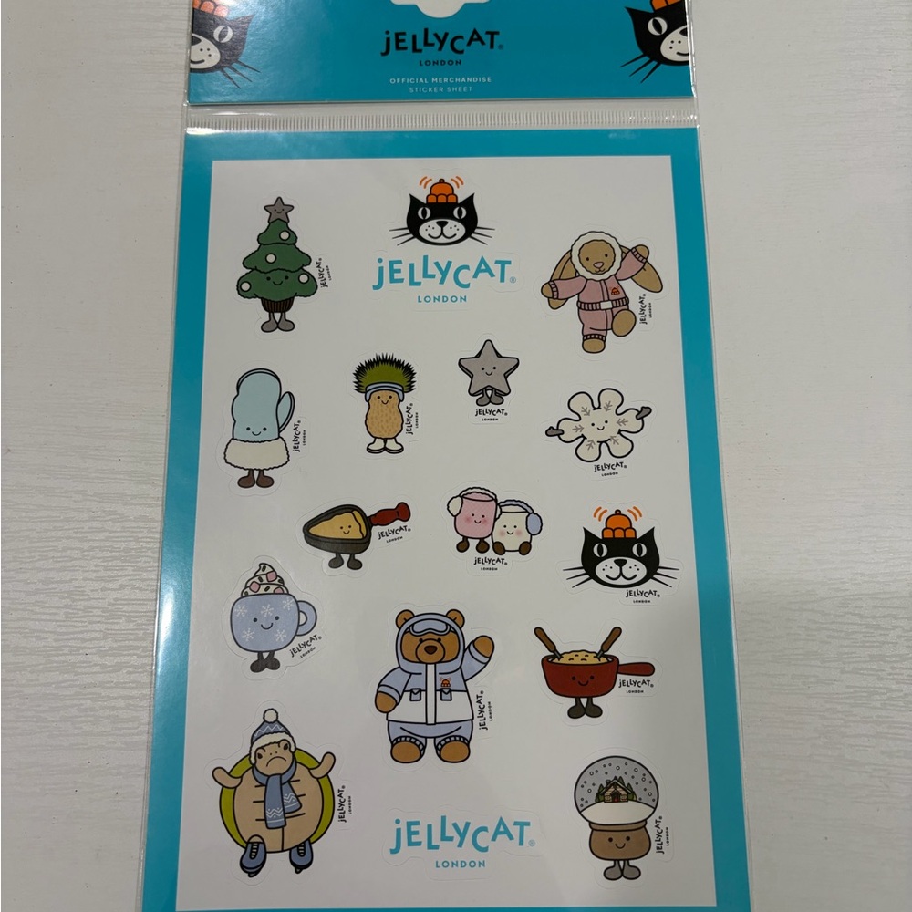 Authentic Jellycat Assorted Character Sticker Packs - Picture 2 of 5